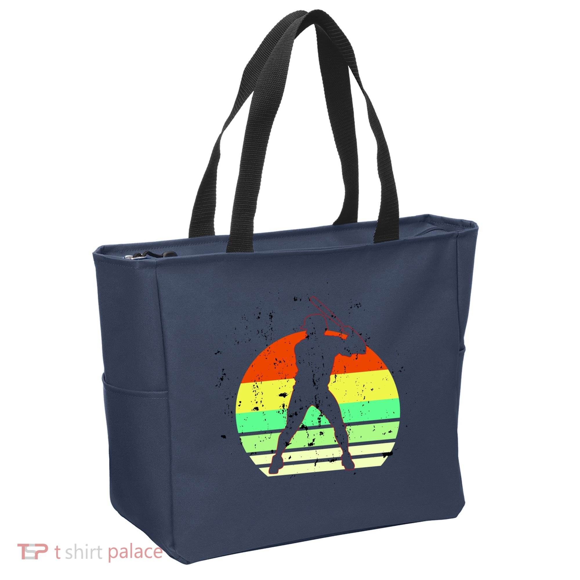 Retro Baseball Logo Tote Bag