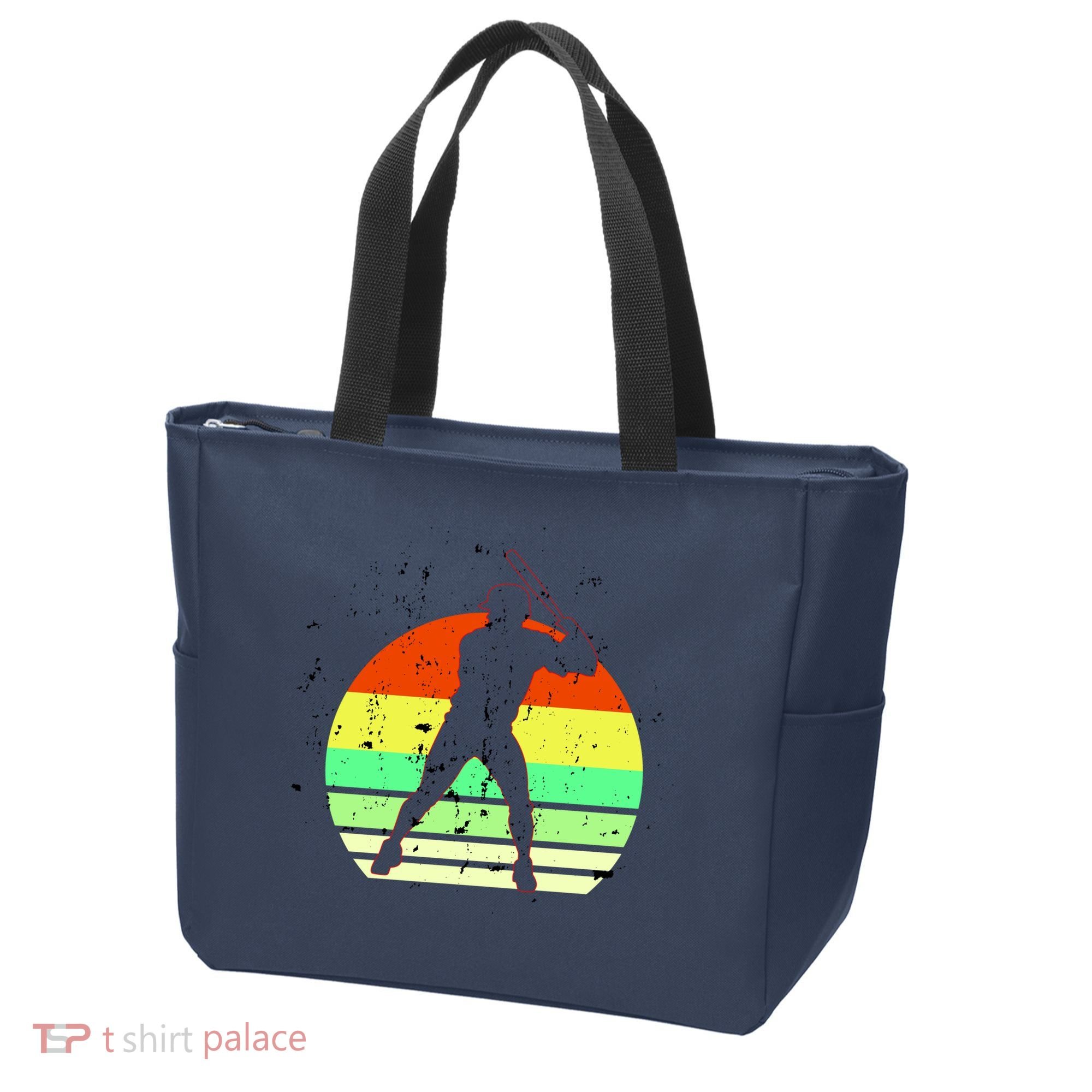 Retro Baseball Logo Tote Bag