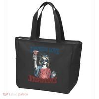 Retro Bitches Love Independence Funny Tote Bag thumb 3