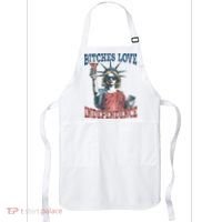 Retro Bitches Love Independence Funny Apron thumb 0