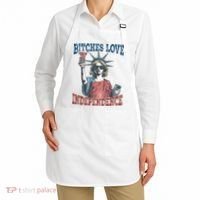 Retro Bitches Love Independence Funny Apron thumb 2