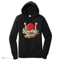 Retro Bowling Mom Sports Mama Mothers Day Great Gift Women's Hoodie thumb 0