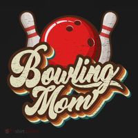 Retro Bowling Mom Sports Mama Mothers Day Great Gift Women's Hoodie thumb 2