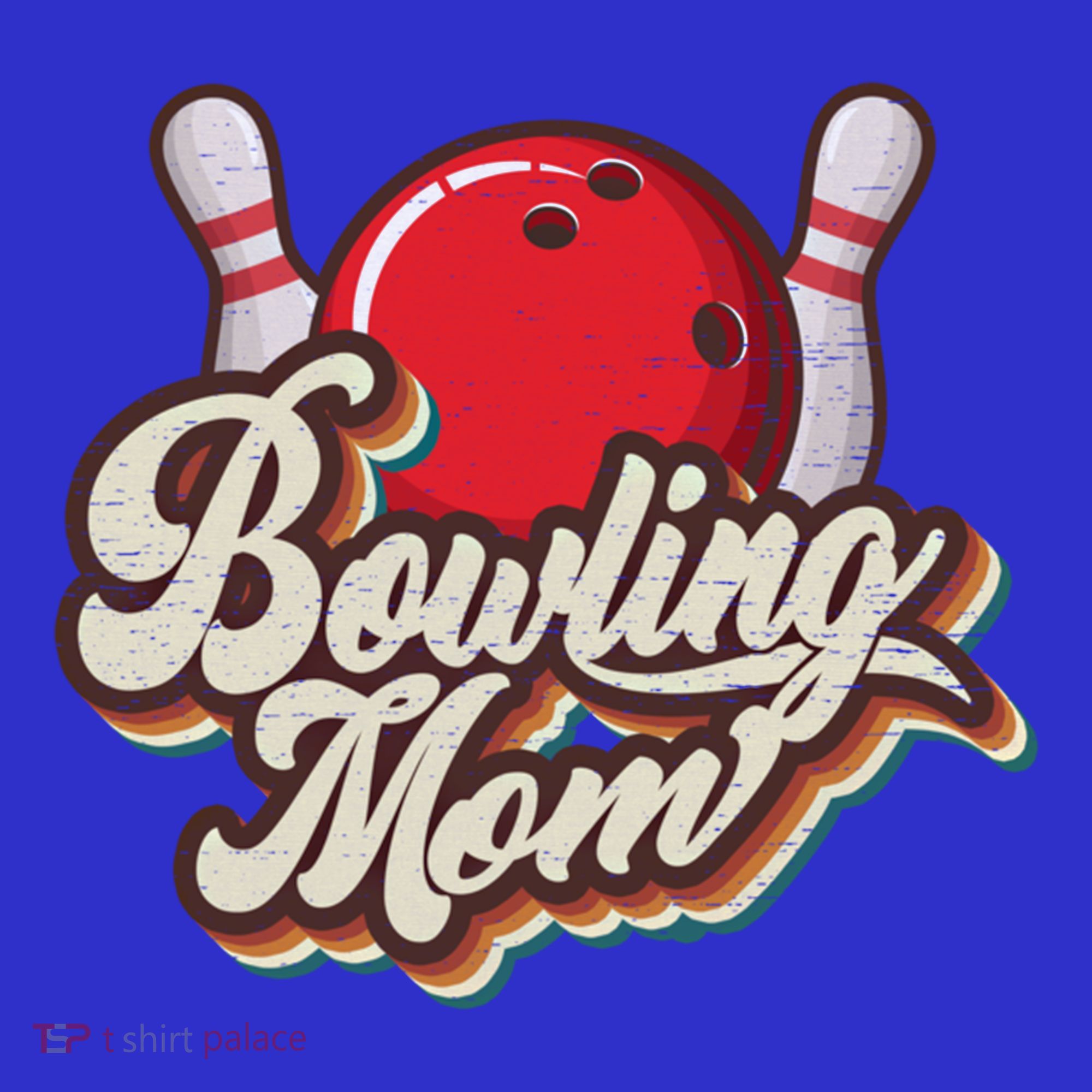 Retro Bowling Mom Sports Mama Mothers Day Great Gift Sweatshirt