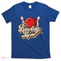 Retro Bowling Mom Sports Mama Mothers Day Great Gift T-Shirt thumb 0