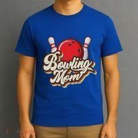 Retro Bowling Mom Sports Mama Mothers Day Great Gift T-Shirt thumb 3