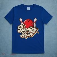Retro Bowling Mom Sports Mama Mothers Day Great Gift T-Shirt thumb 5
