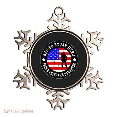 Raised By My Hero VeteranS Daughter Ornament