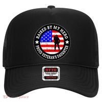Raised By My Hero VeteranS Daughter Hat thumb 0