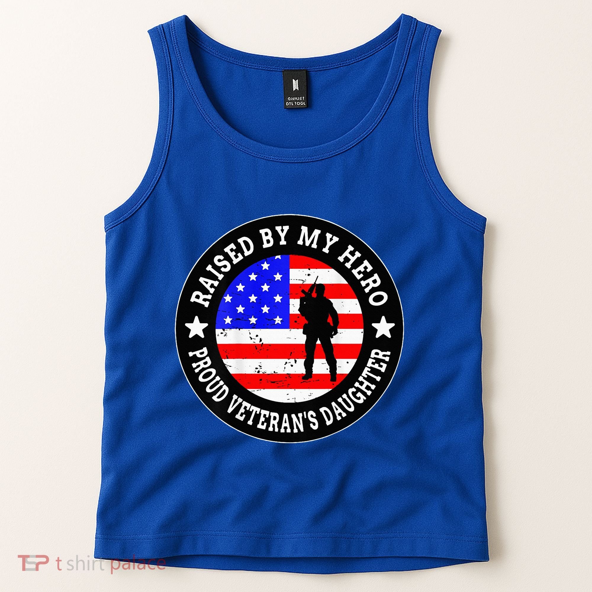Raised By My Hero VeteranS Daughter Tank Top