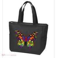 Rainbow Butterflies Monarch Butterfly Tote Bag thumb 3