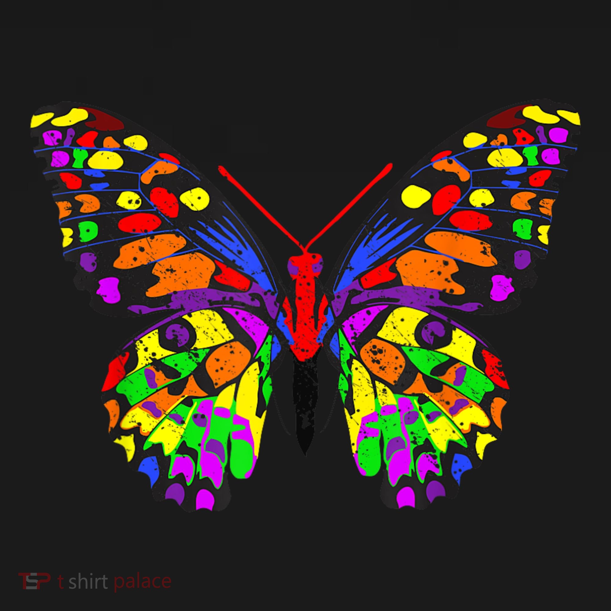 Rainbow Butterflies Monarch Butterfly Tote Bag