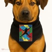 Retro Bouldering Mountaineer Mountain Climber Rock Climbing USA-Made Doggie Bandana thumb 1