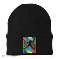 Retro Bouldering Mountaineer Mountain Climber Rock Climbing Beanie thumb 0