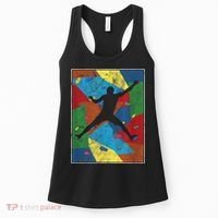 Retro Bouldering Mountaineer Mountain Climber Rock Climbing Women's Tank Top thumb 0