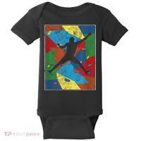 Retro Bouldering Mountaineer Mountain Climber Rock Climbing Baby Bodysuit thumb 0