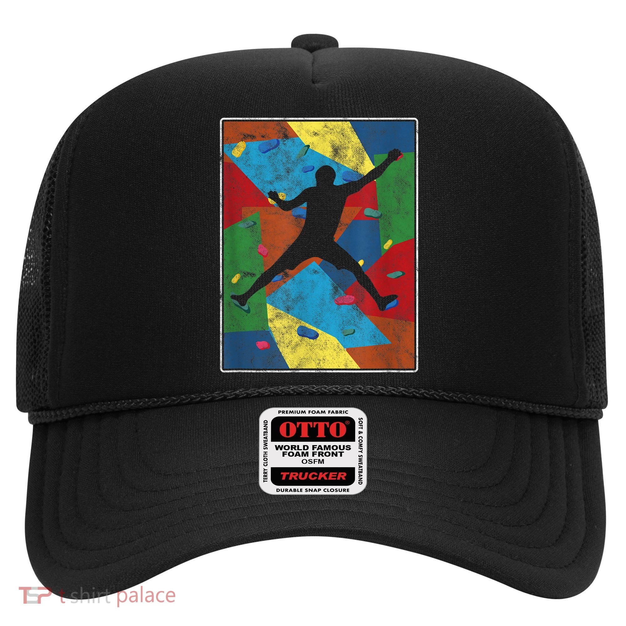 Retro Bouldering Mountaineer Mountain Climber Rock Climbing Hat