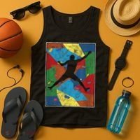 Retro Bouldering Mountaineer Mountain Climber Rock Climbing Tank Top thumb 4