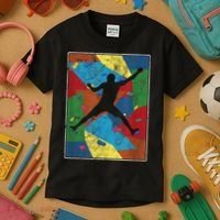 Retro Bouldering Mountaineer Mountain Climber Rock Climbing Kids T-Shirt thumb 3