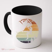 Retro Bouldering Mountain Climber Climb Sports Rock Climbing Gift Coffee Mug thumb 0