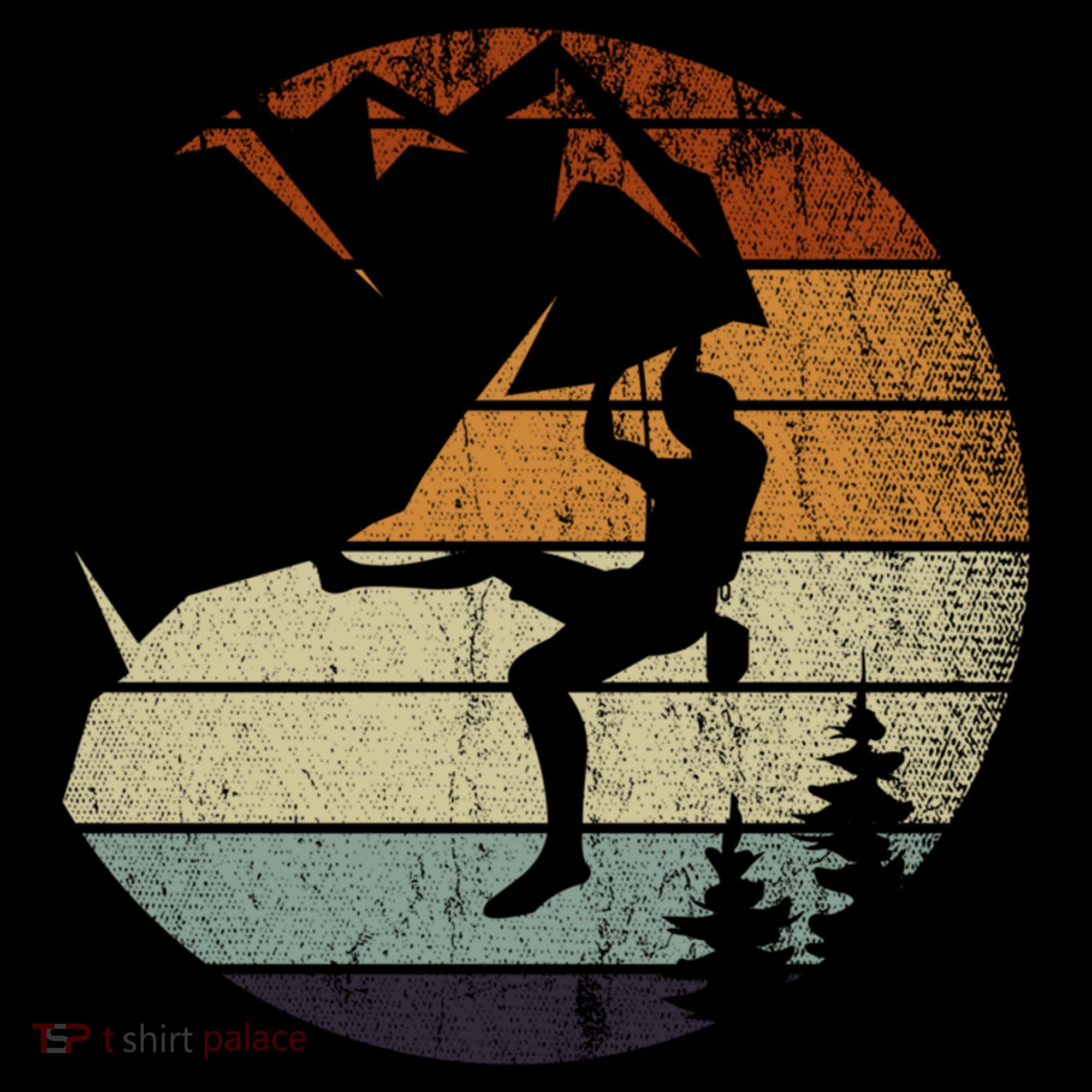 Retro Bouldering Mountain Climber Climb Sports Rock Climbing Gift Coffee Mug