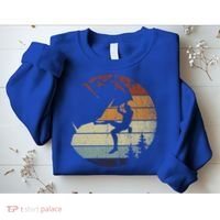 Retro Bouldering Mountain Climber Climb Sports Rock Climbing Gift Sweatshirt thumb 2