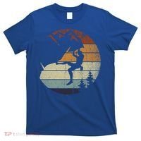 Retro Bouldering Mountain Climber Climb Sports Rock Climbing Gift T-Shirt thumb 0