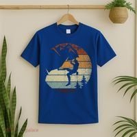 Retro Bouldering Mountain Climber Climb Sports Rock Climbing Gift T-Shirt thumb 2