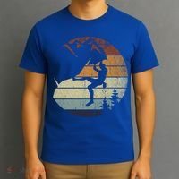 Retro Bouldering Mountain Climber Climb Sports Rock Climbing Gift T-Shirt thumb 3