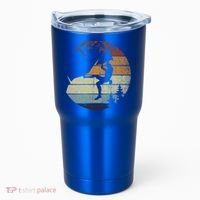 Retro Bouldering Mountain Climber Climb Sports Rock Climbing Gift Tumbler thumb 0