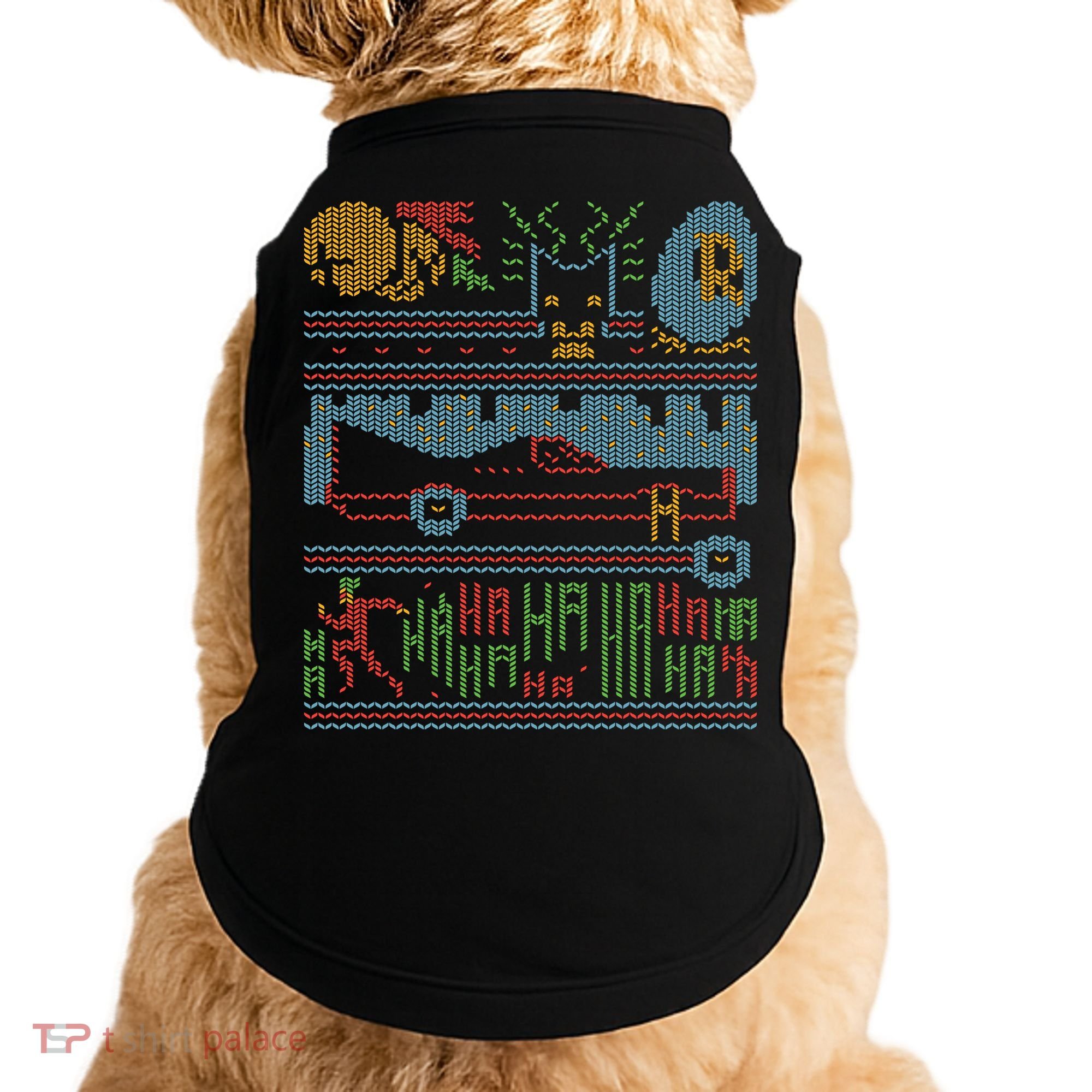 Retro Bat Mobile Gamer Nerdy Ugly Christmas Doggie Tank