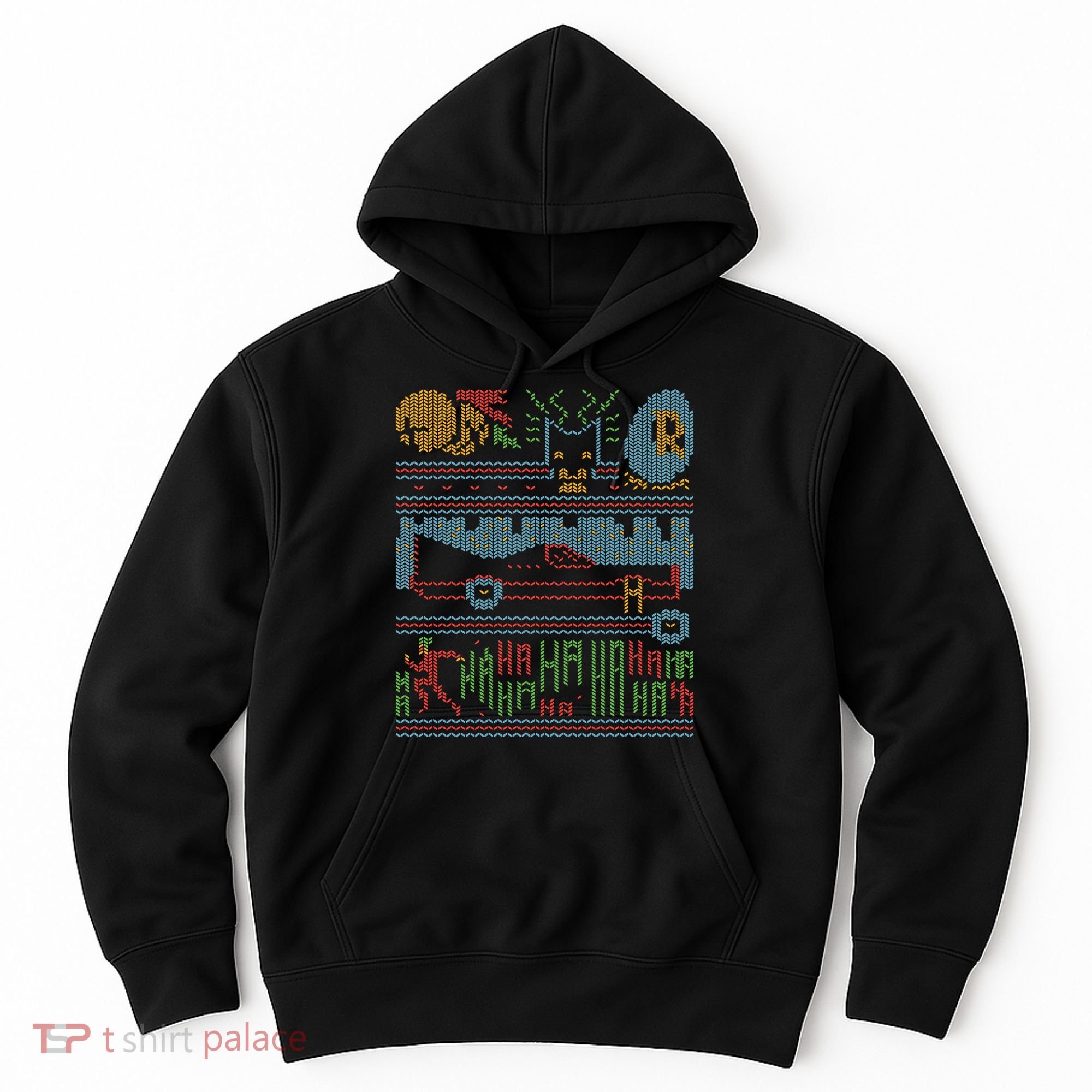 Retro Bat Mobile Gamer Nerdy Ugly Christmas Hoodie
