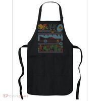 Retro Bat Mobile Gamer Nerdy Ugly Christmas Apron thumb 0