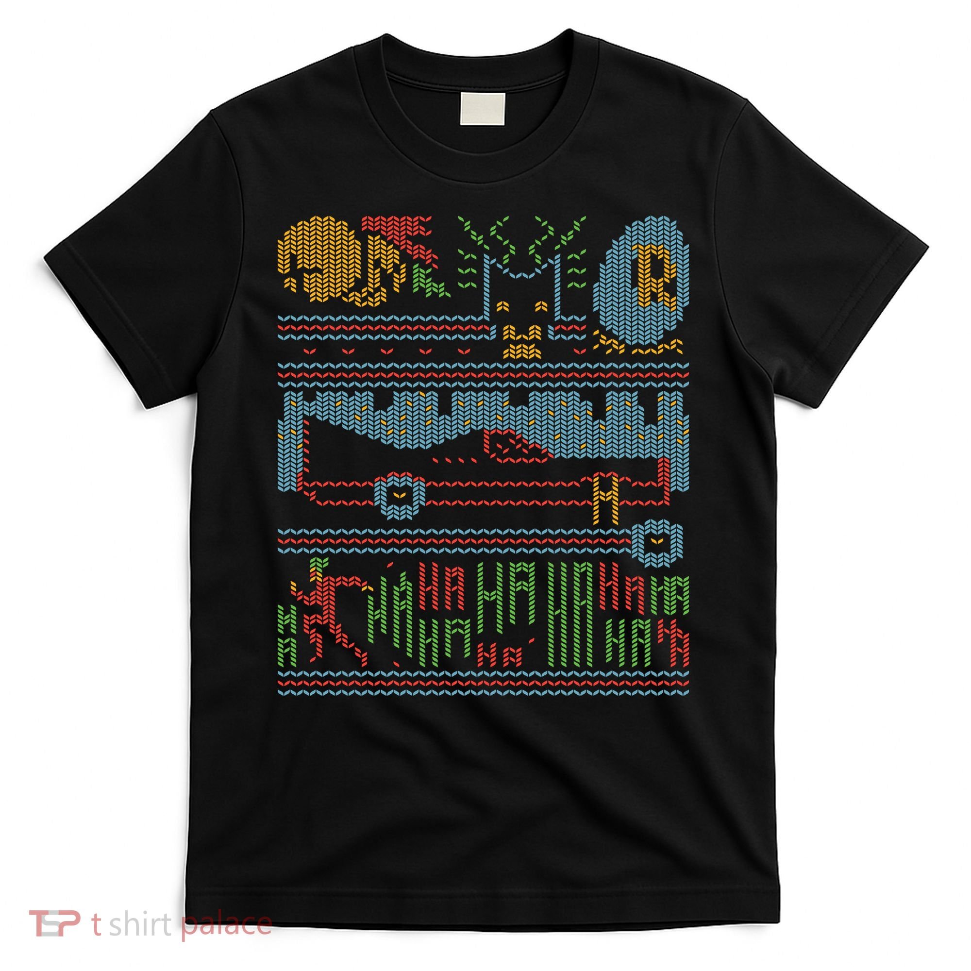 Retro Bat Mobile Gamer Nerdy Ugly Christmas T-Shirt