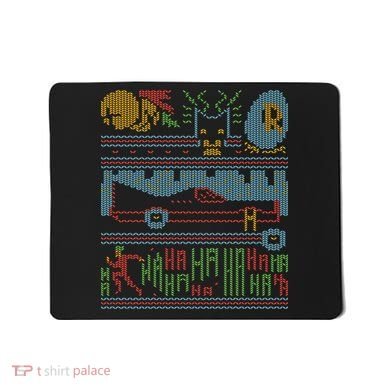 Retro Bat Mobile Gamer Nerdy Ugly Christmas Mousepad