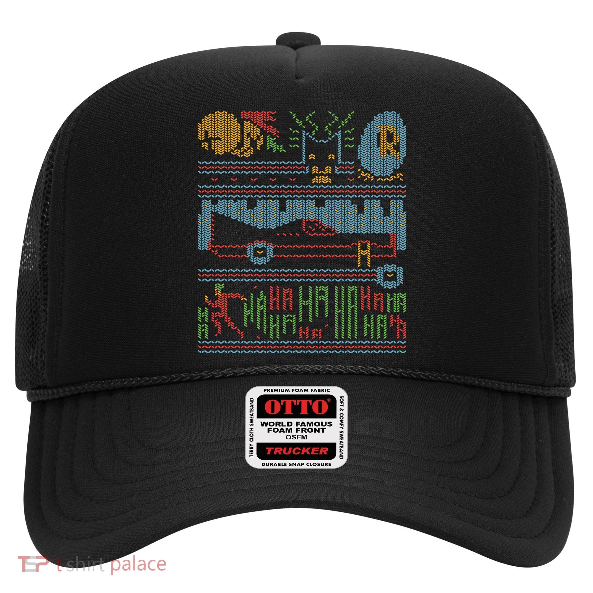 Retro Bat Mobile Gamer Nerdy Ugly Christmas Hat