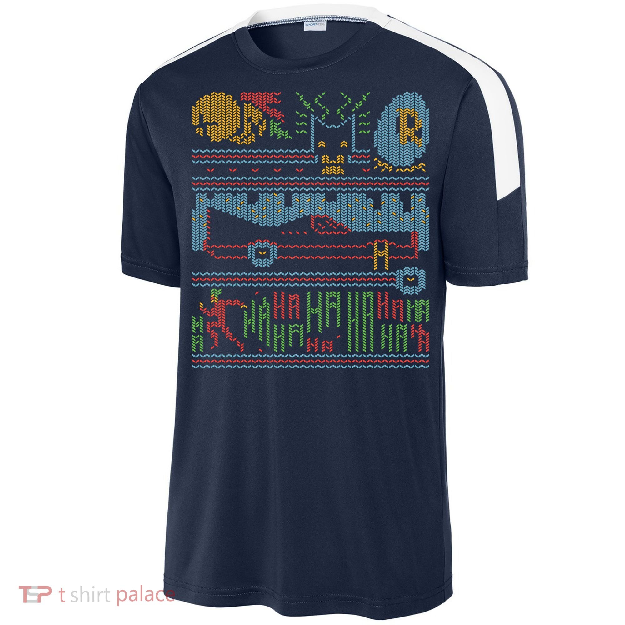 Retro Bat Mobile Gamer Nerdy Ugly Christmas Sport-Tek Competitor United Soccer Jersey