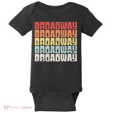 Retro Broadway Musical Theater Baby Bodysuit