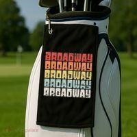 Retro Broadway Musical Theater Golf Towel thumb 2