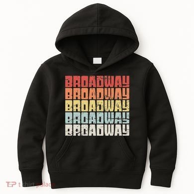 Retro Broadway Musical Theater Kids Hoodie