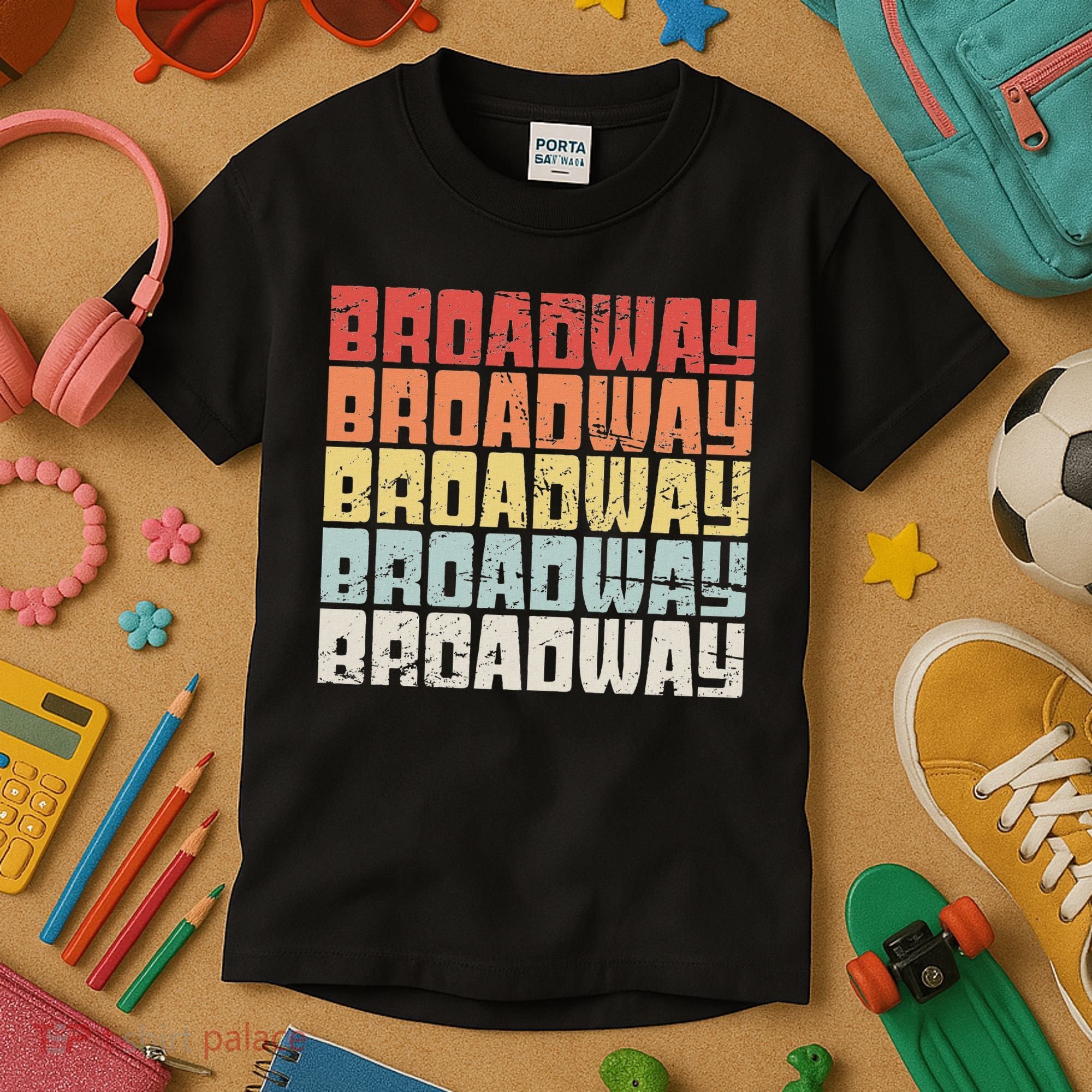 Retro Broadway Musical Theater Kids T-Shirt