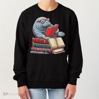 Reading Books Matching Bookworm Readers Librarian Women's Sweatshirt thumb 0