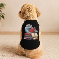 Reading Books Matching Bookworm Readers Librarian Doggie Tank thumb 2