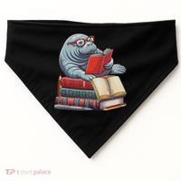 Reading Books Matching Bookworm Readers Librarian USA-Made Doggie Bandana thumb 0