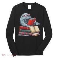 Reading Books Matching Bookworm Readers Librarian Long Sleeve Shirt thumb 0