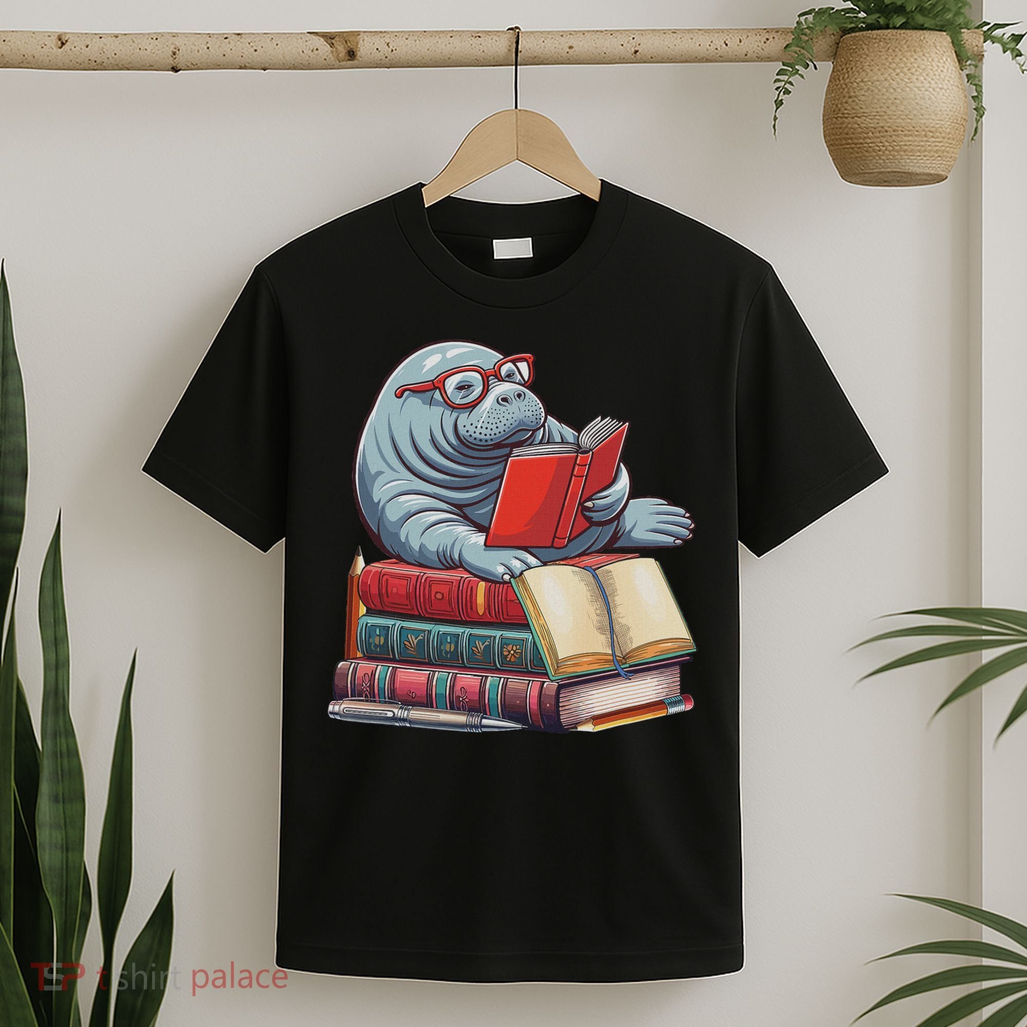 Reading Books Matching Bookworm Readers Librarian T-Shirt