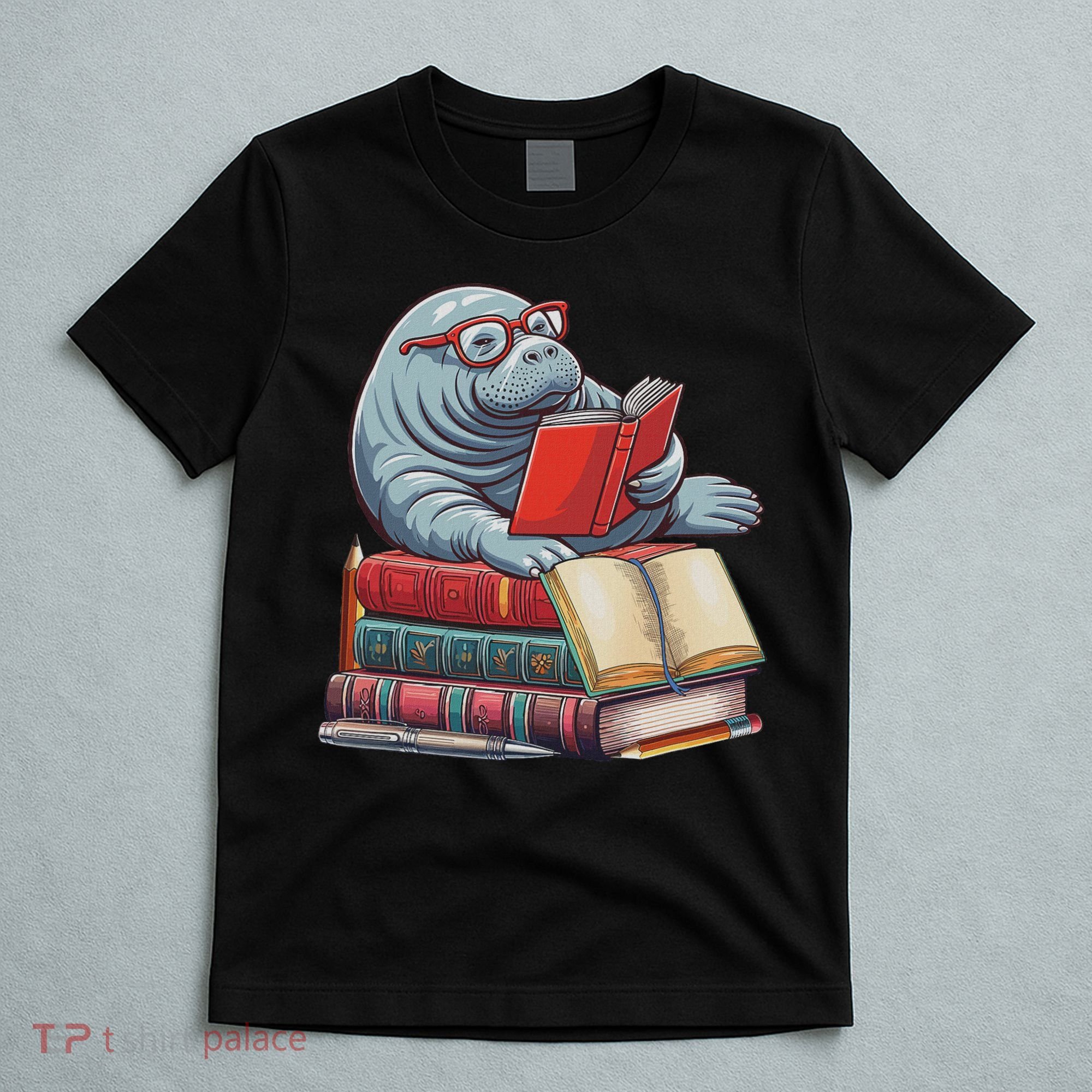 Reading Books Matching Bookworm Readers Librarian T-Shirt