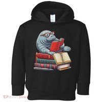 Reading Books Matching Bookworm Readers Librarian Toddler Hoodie thumb 0
