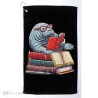 Reading Books Matching Bookworm Readers Librarian Golf Towel thumb 0