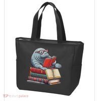 Reading Books Matching Bookworm Readers Librarian Tote Bag thumb 3